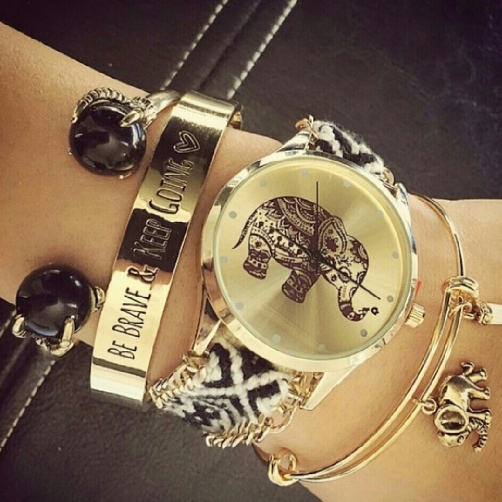 🐘Cute elephant bracelet watch🌹🐘